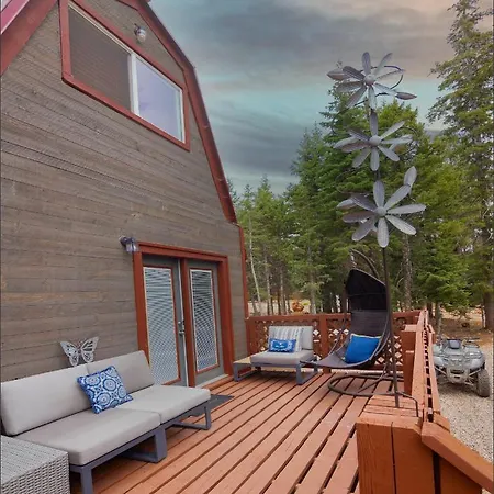 Charming Blue Farmhouse Cabin
